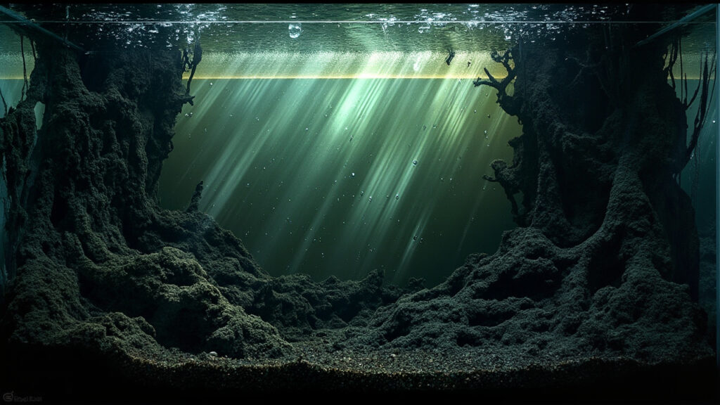 Algues noires dans aquarium: comment restaurer l'équilibre ?