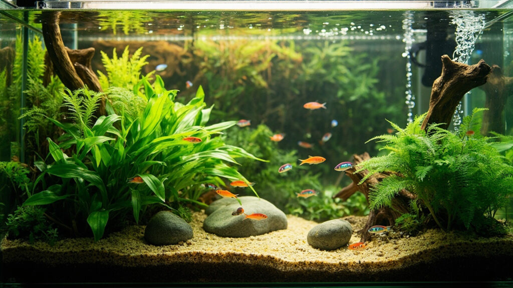 Créer et entretenir un aquarium low tech durable