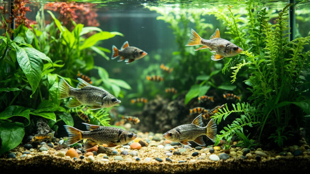 Poissons de fond pour aquarium planté : guide et conseils