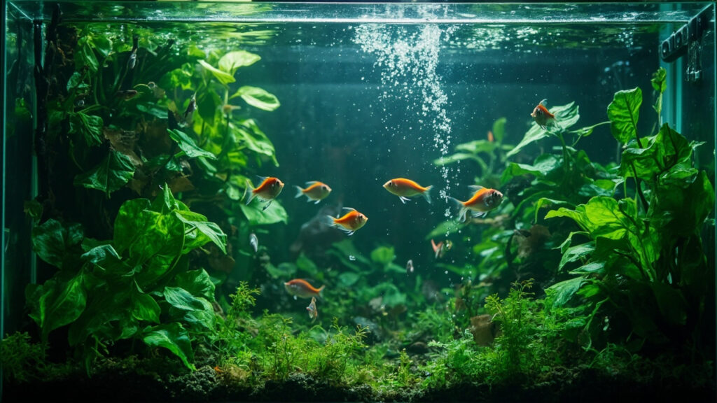 Combien de temps un aquarium peut rester sans pompe