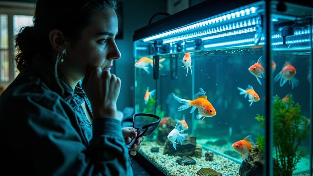 Aquarium d'eau froide : choisir les poissons et l'entretien